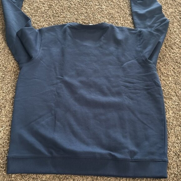 Northern Traditions Medium Blue With Blue Jay Bird Pattern Granny Sweater - Picture 9 of 10